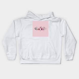 Pink Flower Kids Hoodie